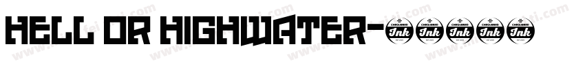 Hell or Highwater字体转换